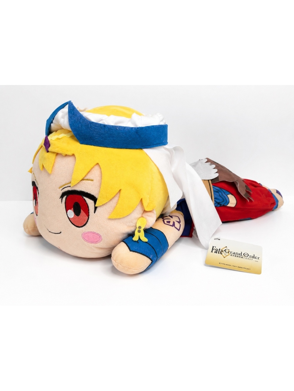 Fate Grand Order Gilgamesh Mega Jumbo Nesoberi Plush SEGA Anime NWT 16”